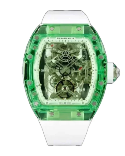 Richard Mille RM 56-01 Tourbillon Green Transparent Super Clone