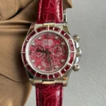 Rolex 116589SALV White Gold Ruby Set Bezel Rubellite Dial Full Set Super Clone