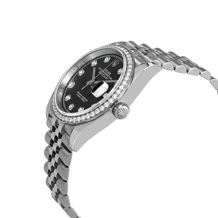 Rolex Datejust 116234 Black Diamond Dial Super Clone