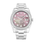 Rolex Datejust 116244 Diamond Bezel Pink Dial Super Clone