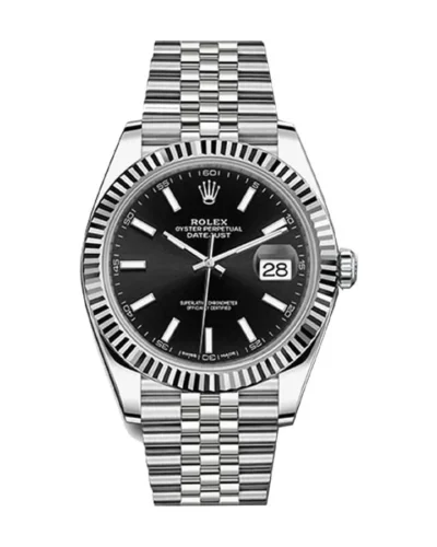 Rolex Datejust 126234 Beyaz Altın Black Dial Super Clone