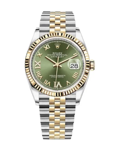 Rolex Datejust 126283RBR Yeşil Dial Jubilee Super Clone
