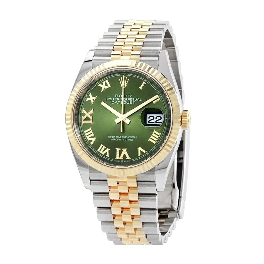 Rolex Datejust 126283RBR Green Dial Jubilee Super Clone