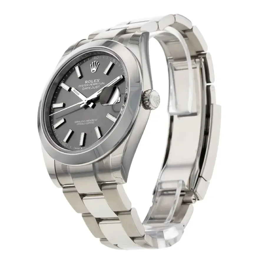 Rolex Datejust 126300 Smoke Grey Dial Oyster Super Clone