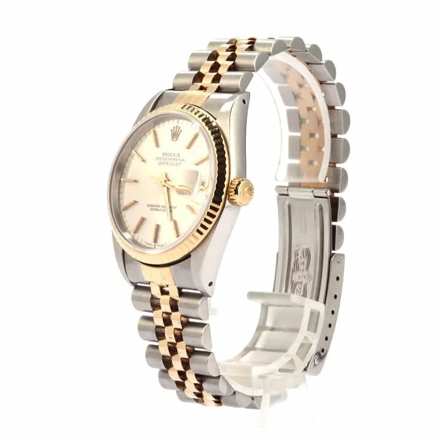 Rolex Datejust 16233 White Stick Dial Super Clone