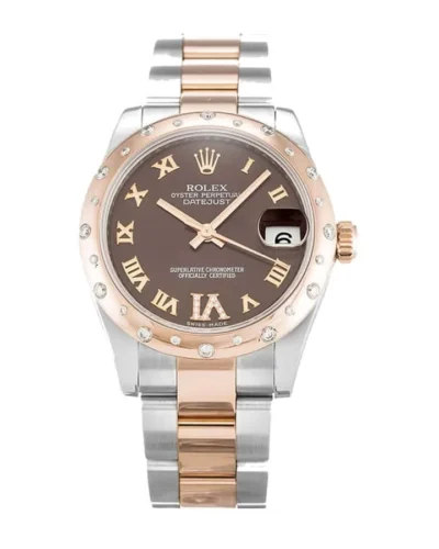 Rolex Datejust 178341 Chocolate Roman Diamond Dial Super Clone
