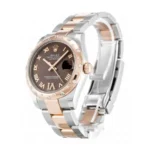 Rolex Datejust 178341 Chocolate Roman Diamond Dial Super Clone