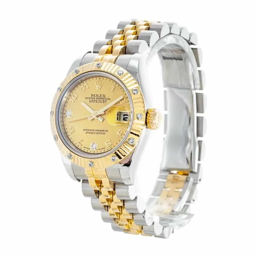 Rolex Datejust 179313 Diamond Champagne Dial Super Clone