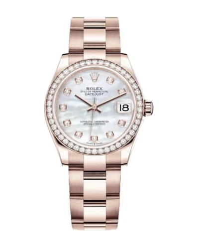 Rolex Datejust 278245 Everose Gold Mother Pearl Super Clone