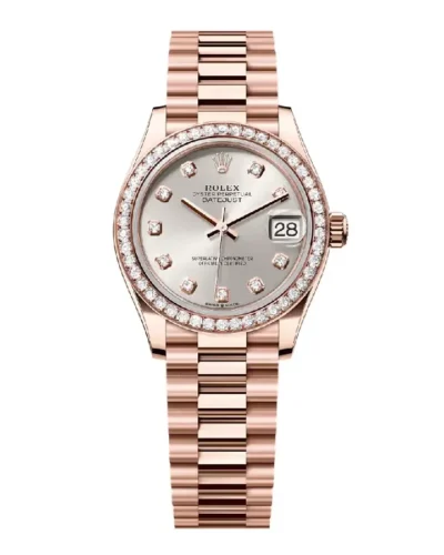 Rolex Datejust 278285RBR Silver Diamond Dial Super Clone