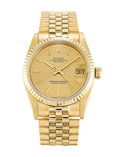 Rolex Datejust 6824 Champagne Baton Dial Super Clone