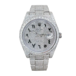Rolex Datejust Arabic Dial Iced Out 116300 Super Clone
