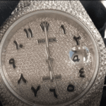 Rolex Datejust Arabic Dial Iced Out 116300 Super Clone