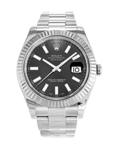 Rolex Datejust II 116334BKSO Чорний диял Super Clone