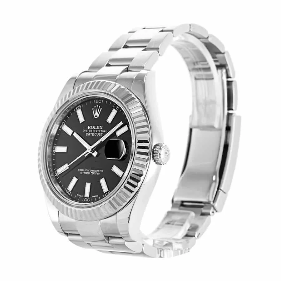 Rolex Datejust II 116334BKSO Black Dial Super Clone