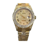 Rolex Datejust Yellow Gold Iced out 116623 Super Clone