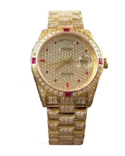 Rolex Datejust Жълто злато Iced out 116625 Super Clone
