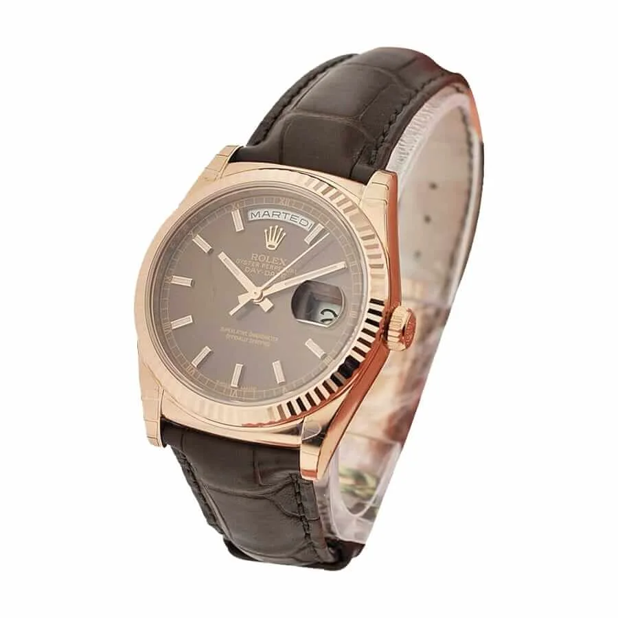 Rolex Day-Date 118139 Chocolate Super Clone