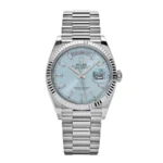 Rolex Day-Date 128236 Ice Blue Grooved Super Clone