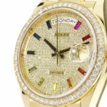 Rolex Day-Date 128348RBR-0030 Diamond Super Clone