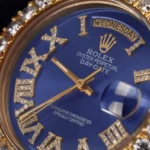 Rolex Day-Date 18038 Iced Out Roman Super Clone