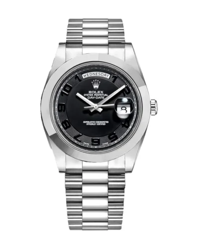 Rolex Day-Date 218206 Black Dial Super Clone