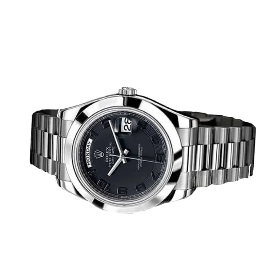 Rolex Day-Date 218206 Black Dial Super Clone