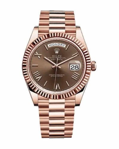 Rolex Day-Date 228235-0002 روز غولد Roman Super Clone