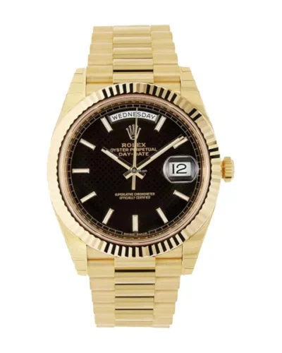 Rolex Day-Date 228235 Gold Black Super Clone