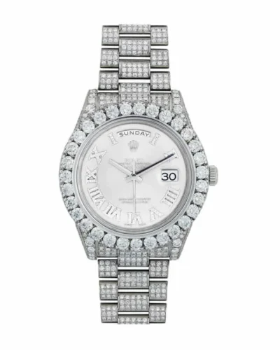 Rolex Day-Date II 218239 Iced Out Super Clone
