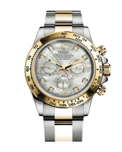 Rolex Daytona 116500LN-0001 MOP Diamond Two Tone Super Clone