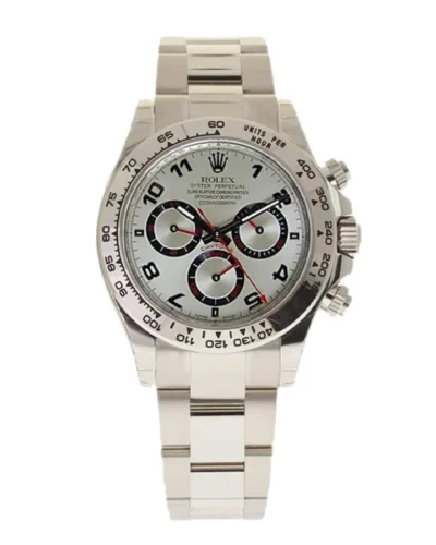 Rolex Daytona 116509 Emas Putih Coklat Silver Super Clone