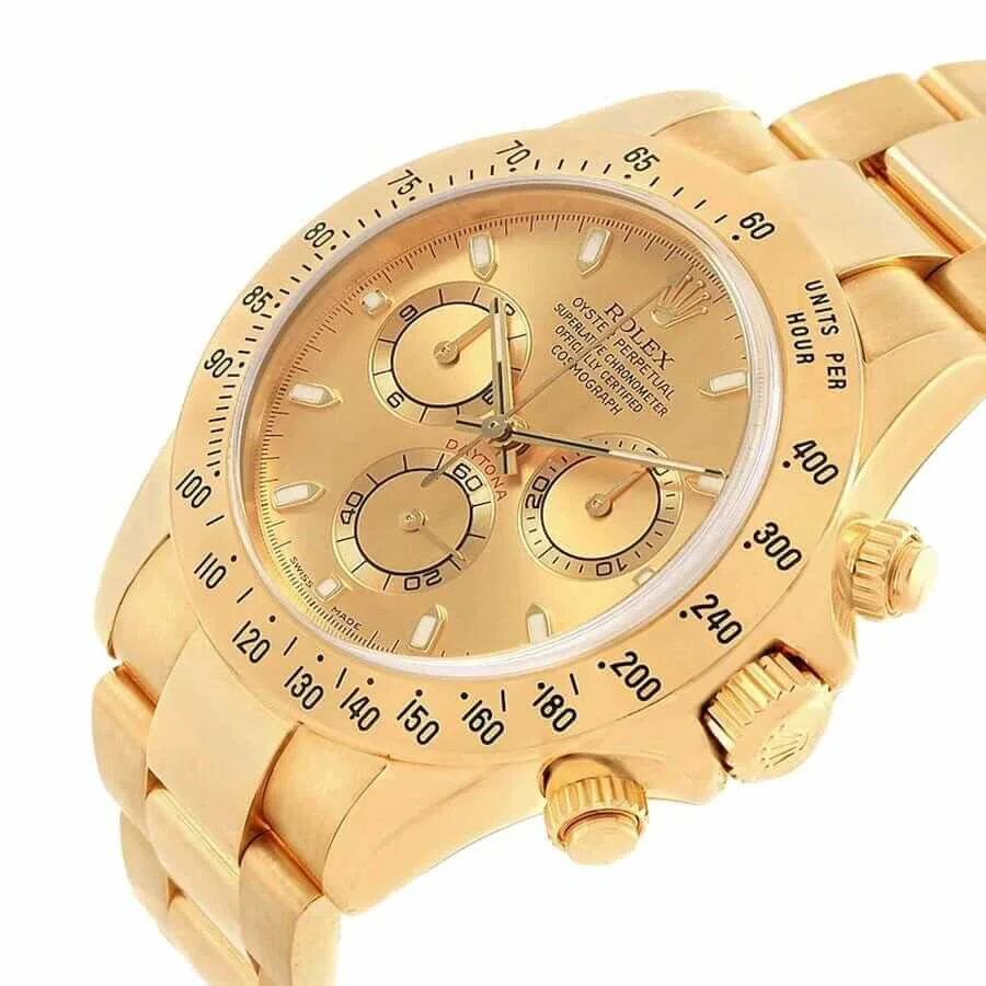 Rolex Daytona 116528 Yellow Gold Super Clone