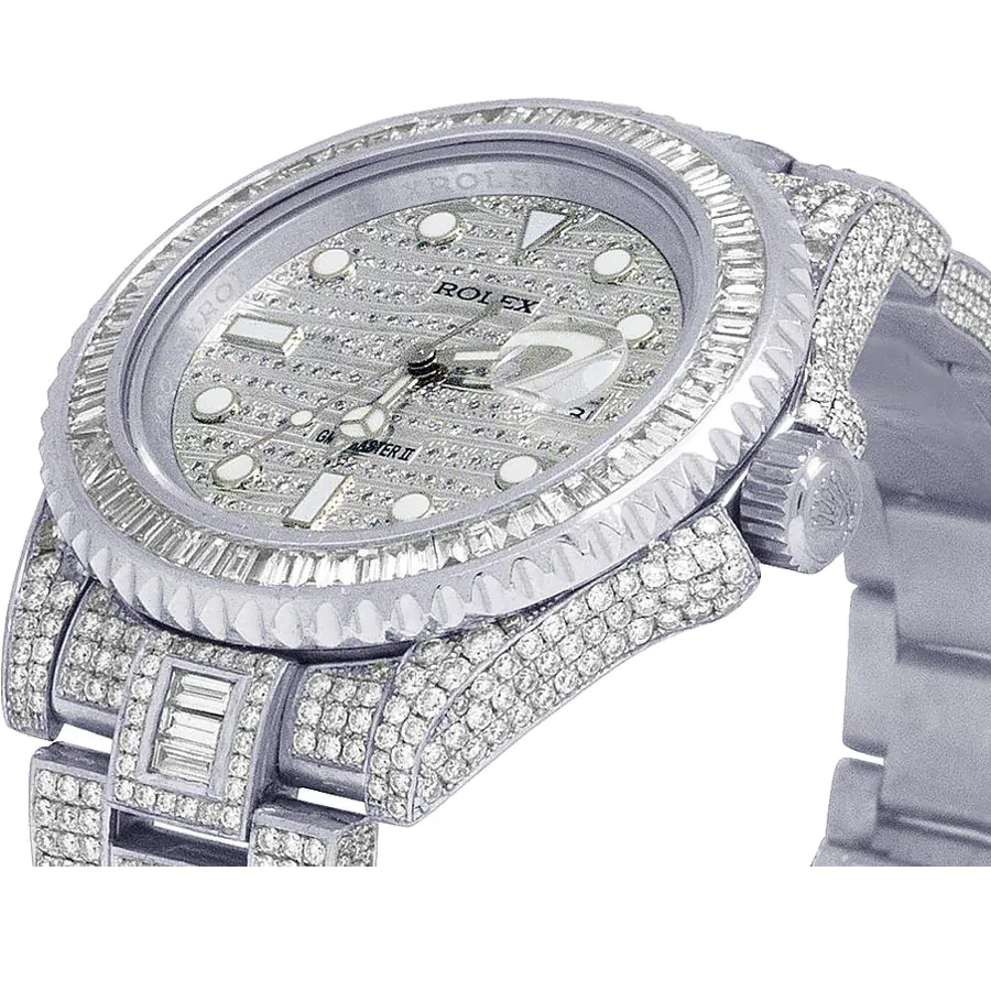 Rolex GMT-Master II 116710LN Iced Out Super Clone