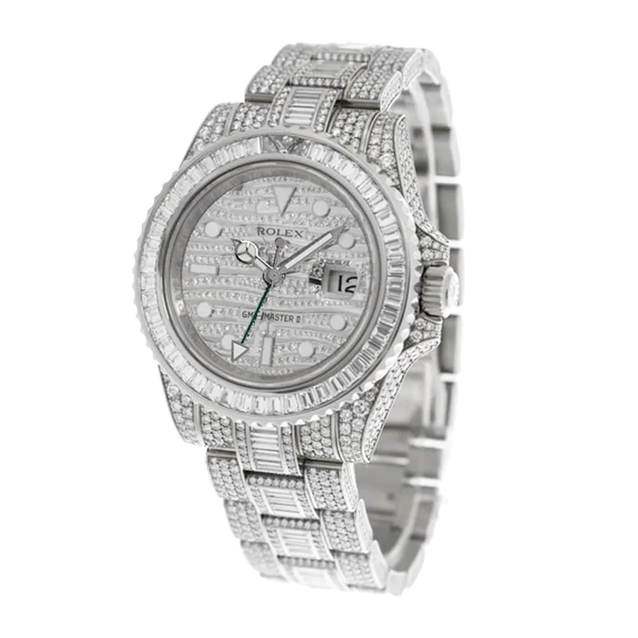 Rolex GMT-Master II 116710LN Iced Out Super Clone