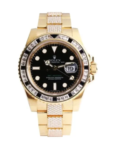 Rolex GMT-Master II 116748SANR Iced Out Super Clone