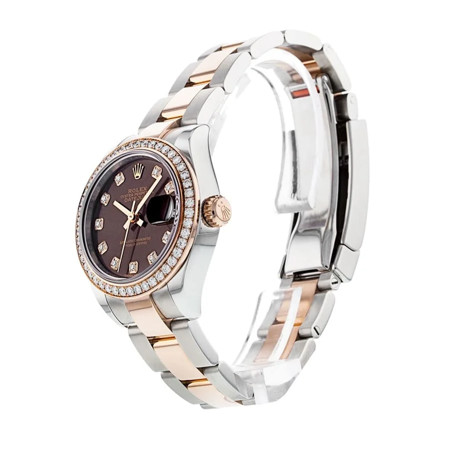 Rolex Lady-Datejust 279381RBR Everose Gold Diamond Bezel Super Clone