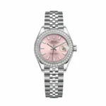 Rolex Lady-Datejust 279384RBR Pink Dial Diamond Bezel Super Clone