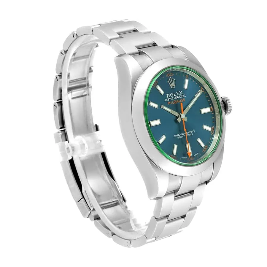 Rolex Milgauss Dial Green 116400GV Crystal Super Clone