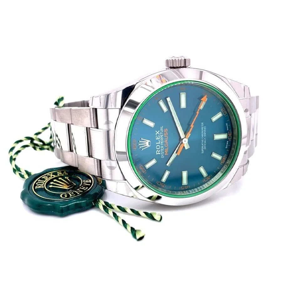 Rolex Milgauss Dial Green 116400GV Crystal Super Clone