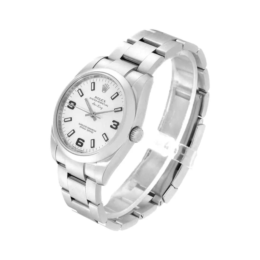 Rolex Oyster Perpetual 114200 White Dial Super Clone