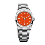 Rolex Oyster Perpetual 126000 Coral Red Dial Super Clone