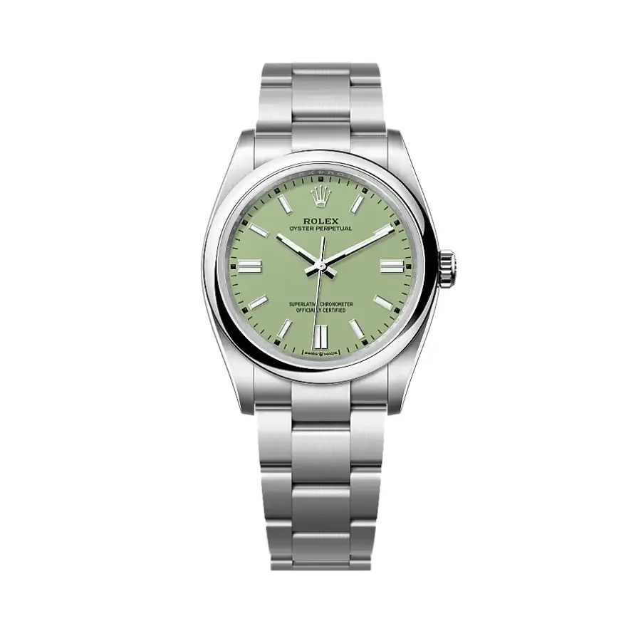 Rolex Oyster Perpetual 134300 Pistachio Dial Super Clone