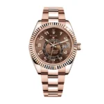 Rolex Sky-Dweller 326935-0003 Chocolate Rose Gold Super Clone
