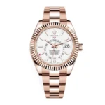 Rolex Sky-Dweller 326935 Rose-Gold White Super Clone