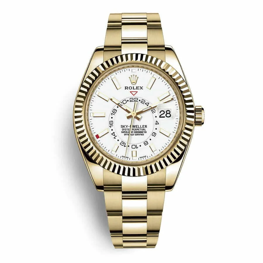 Rolex Sky-Dweller 326938 Yellow Gold Super Clone
