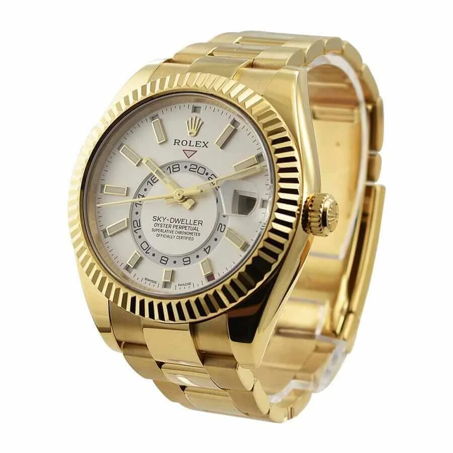 Rolex Sky-Dweller 326938 Yellow Gold Super Clone