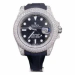 Rolex Submariner 116336 Flex Rubber Iced Out Super Clone