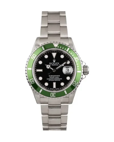 Rolex Submariner 16610LV Date Kermit Black Super Clone
