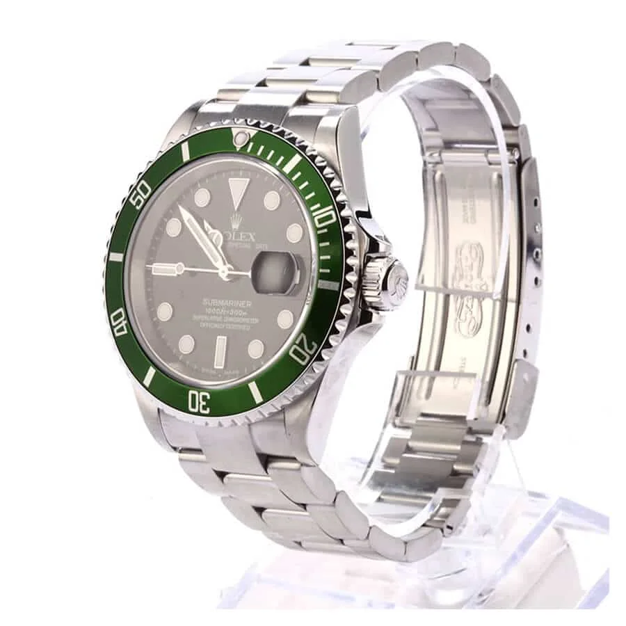 Rolex Submariner 16610LV Date Kermit Black Super Clone